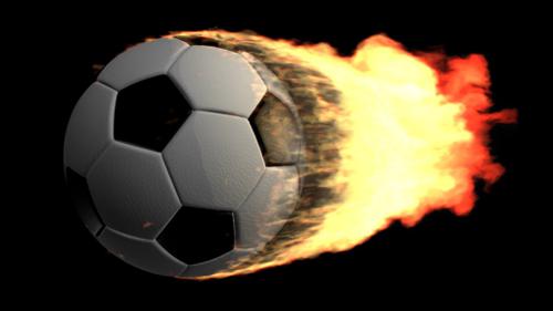Burning Soccer Ball preview image